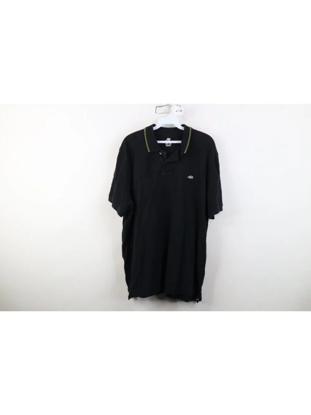 Vtg Nike Sportswear Mens XL Faded Air Max Shoe Patch Collared Golf Polo Shirt